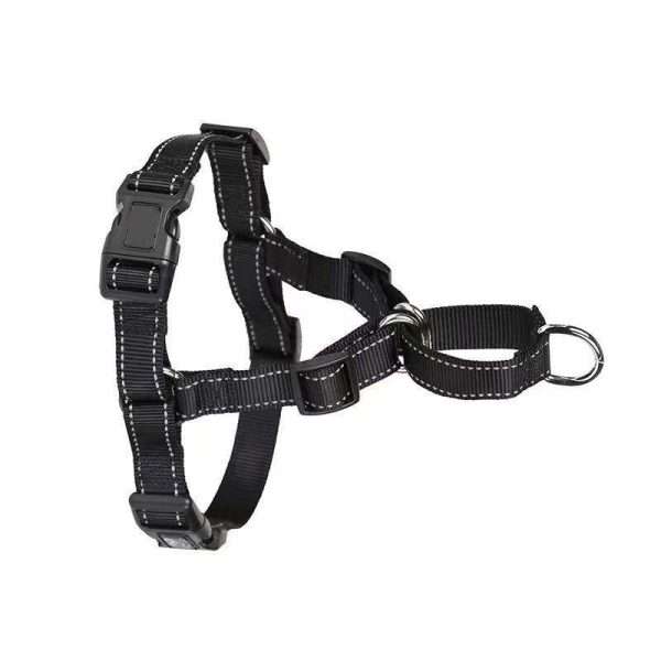 premium no-pull dog harness with reflective strips and 3-way straps