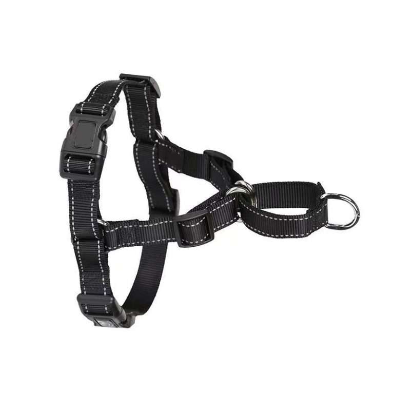 premium no-pull dog harness with reflective strips and 3-way straps