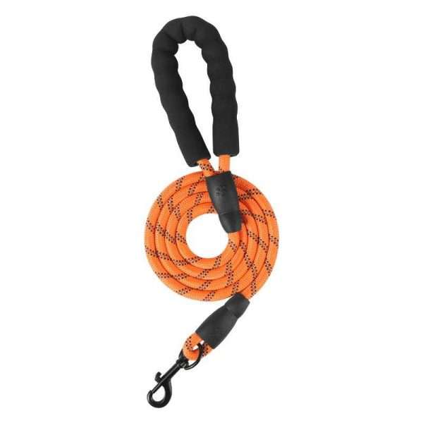 Premium Dog Leash with Reflective Strips - Shock Absorbent, Suitable for All Dogs